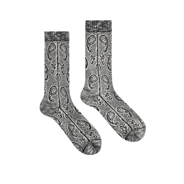 Dries Van Noten Jacquard wool socks in White