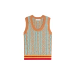 Dries Van Noten Jacquard wool top in Ocra | Knitwear | Luxury Shoes 