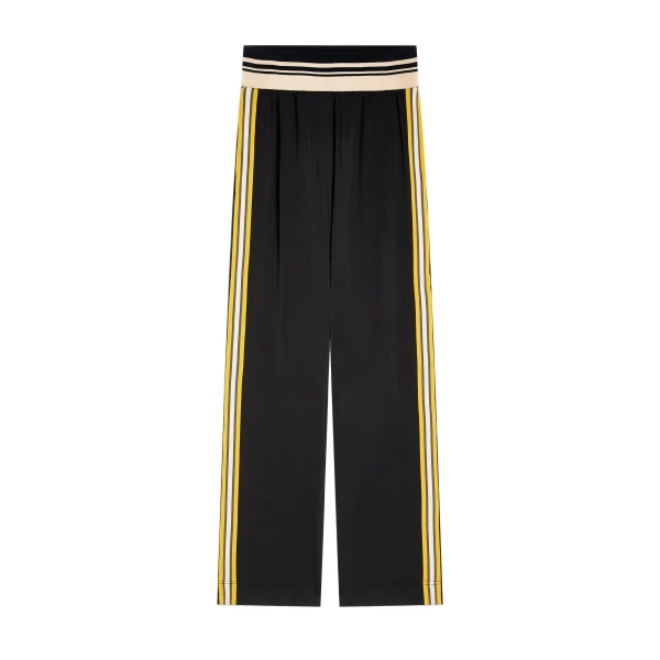 Jersey track pants in Black