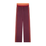 Dries Van Noten Jersey track pants in Burgundy | Pants | Luxury Shoes 