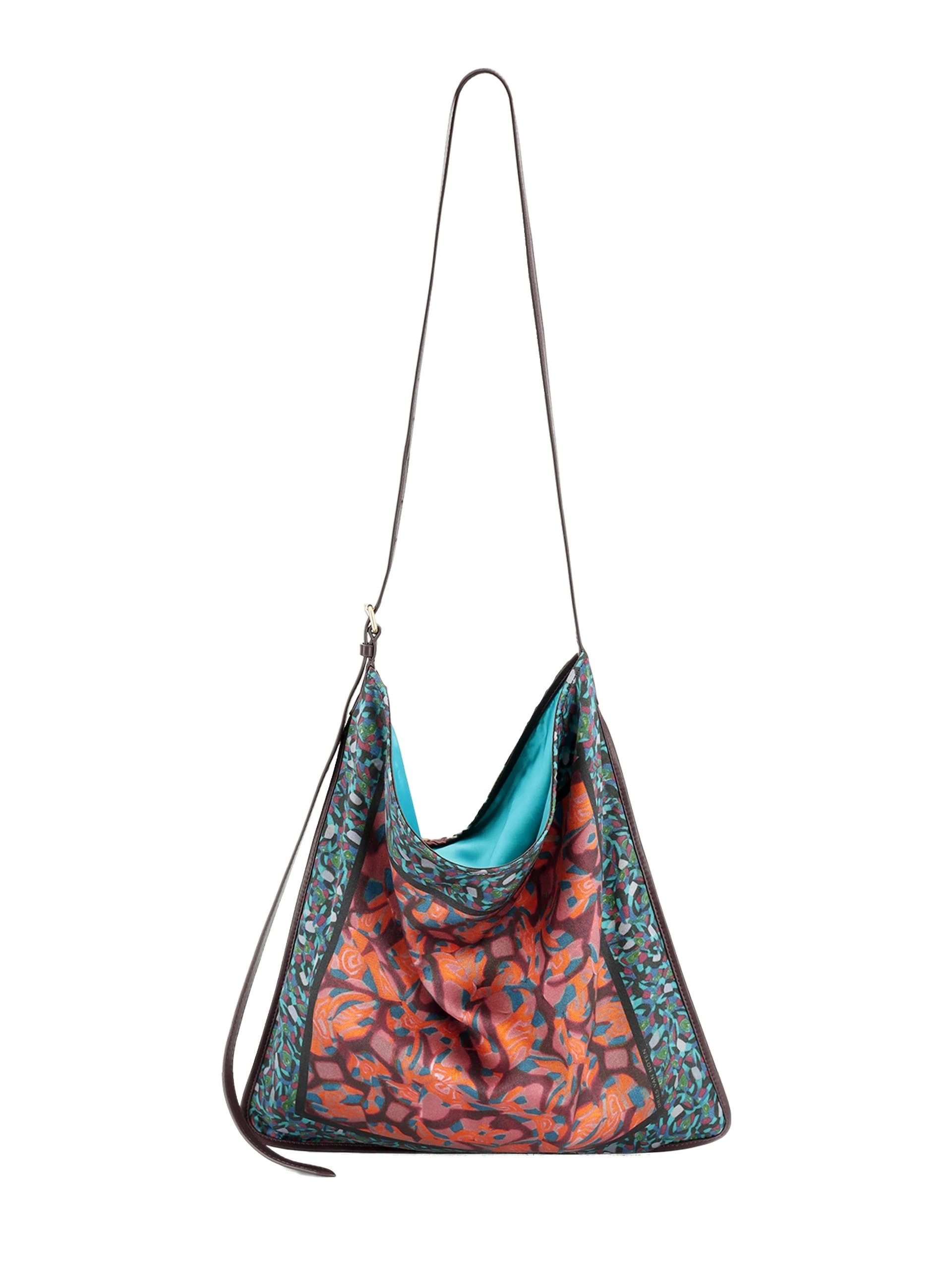 Dries Van Noten Large scarf bag in Brown | Totes & Top-Handle Bags | Luxury Shoes Dries Van Noten Large scarf bag in Brown