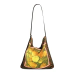 Dries Van Noten Large scarf bag in Yellow