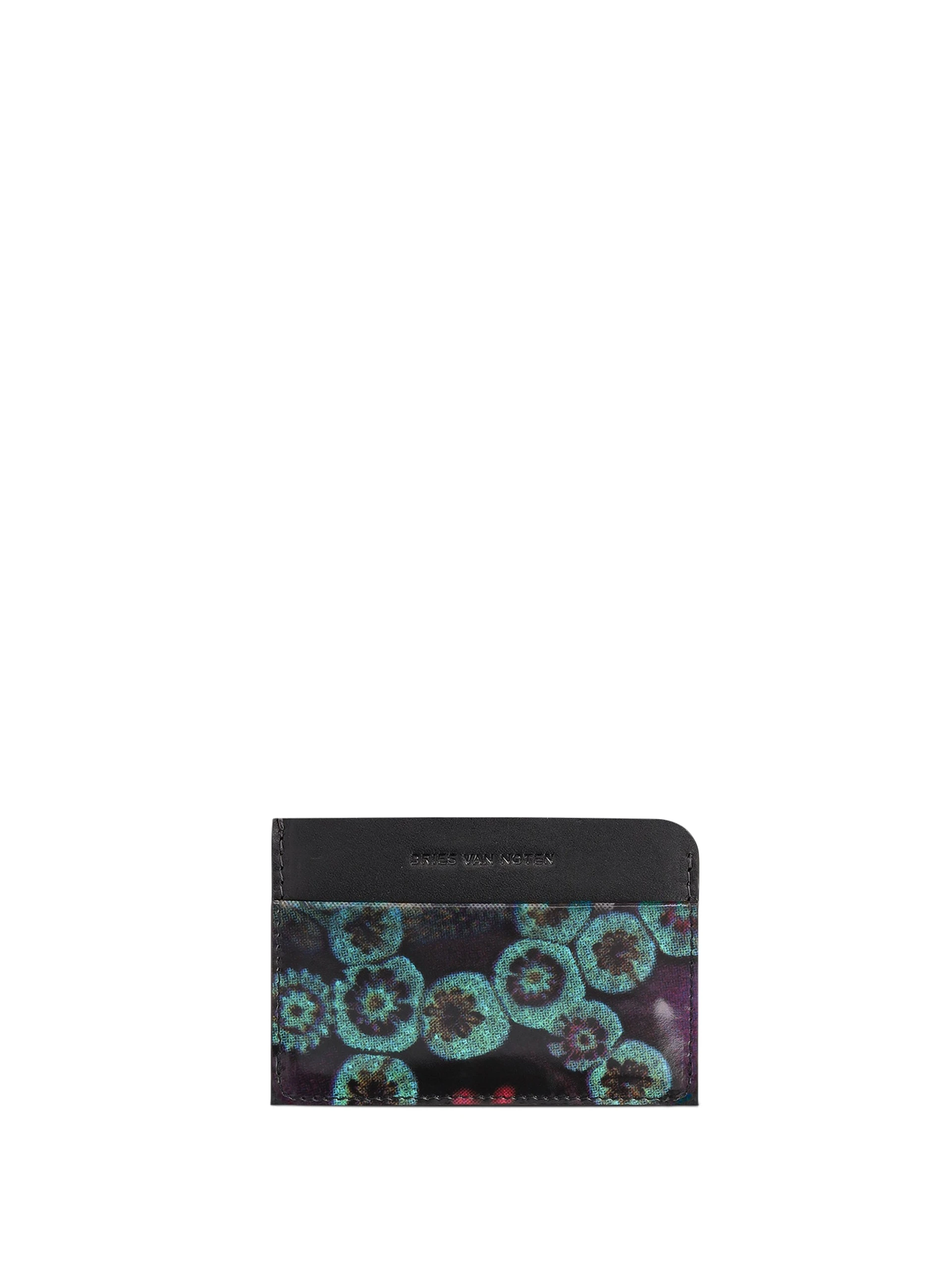 Dries Van Noten Leather cardholder in Purple | Wallets & Purses | Luxury Shoes Dries Van Noten Leather cardholder in Purple