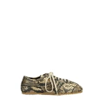 Dries Van Noten Leather sneakers in Beige
