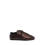 Dries Van Noten Leather sneakers in Dark Brown