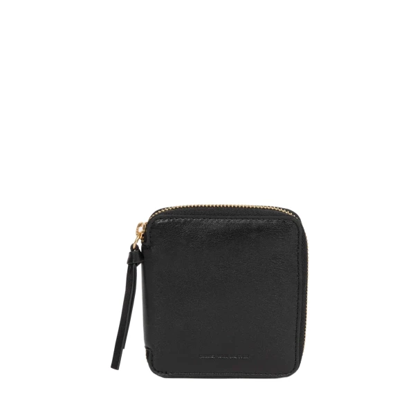 Leather wallet in Black