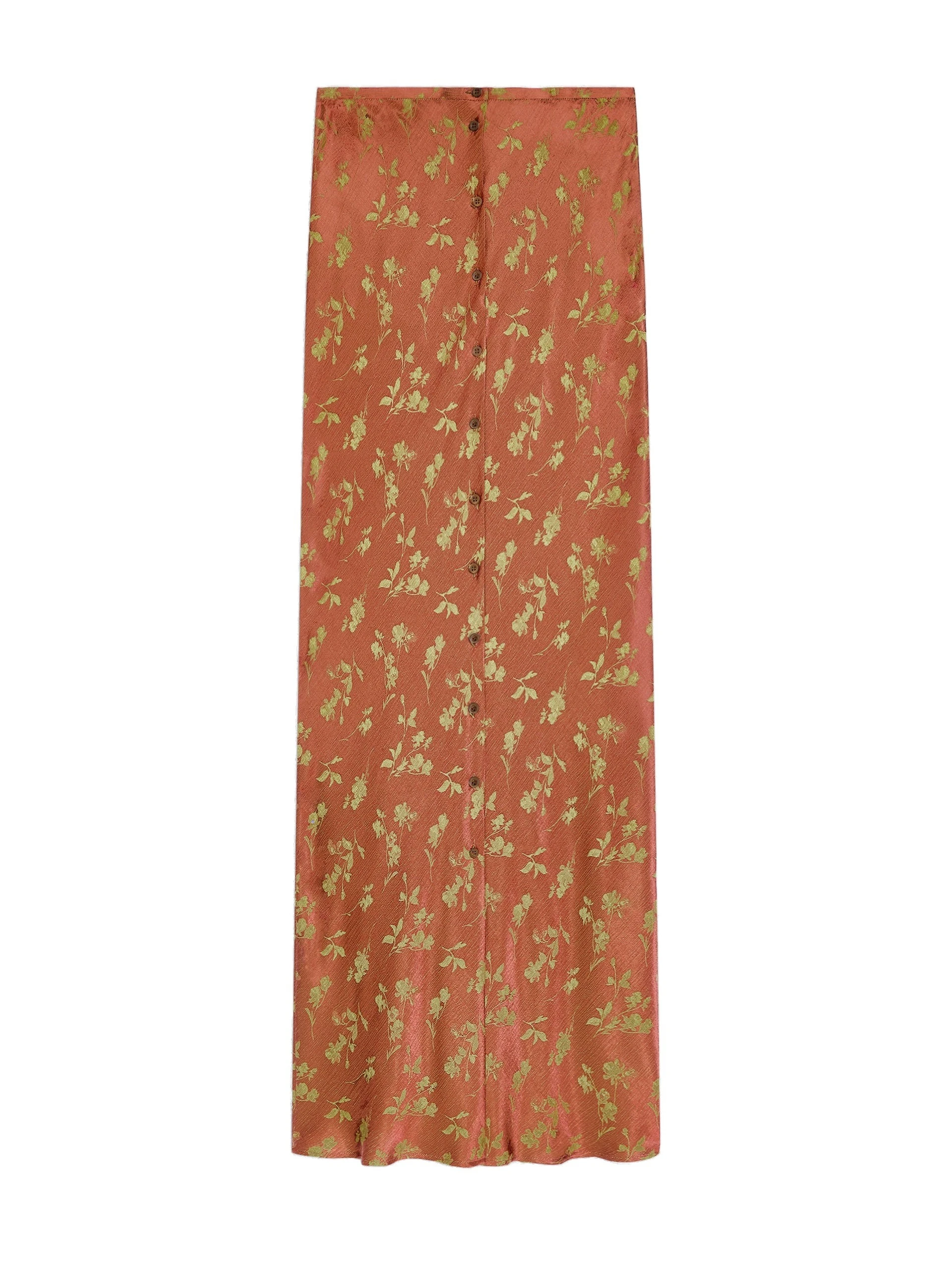 Dries Van Noten Long jacquard skirt in Rust | Skirts | Luxury Shoes Dries Van Noten Long jacquard skirt in Rust | Skirts | Luxury Shoes