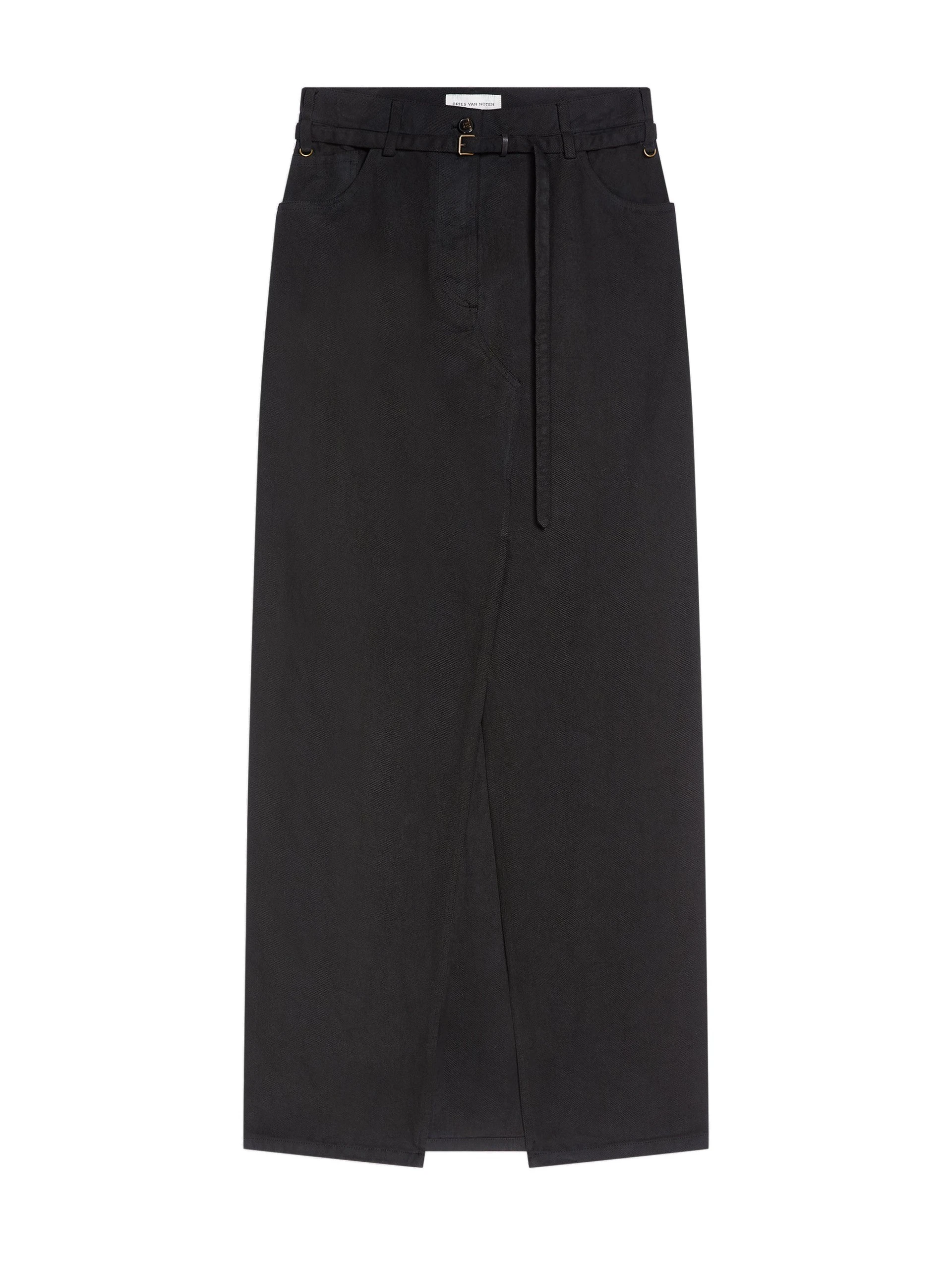 Dries Van Noten Long overdyed skirt in Black | Skirts | Luxury Shoes Dries Van Noten Long overdyed skirt in Black | Skirts | Luxury Shoes