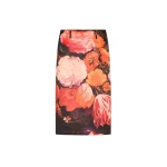 Dries Van Noten Long printed skirt in Neon Orange | Skirts | Luxury Shoes 