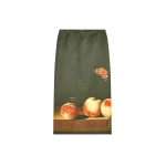 Dries Van Noten Long printed skirt in Neon Yellow | Skirts | Luxury Shoes 