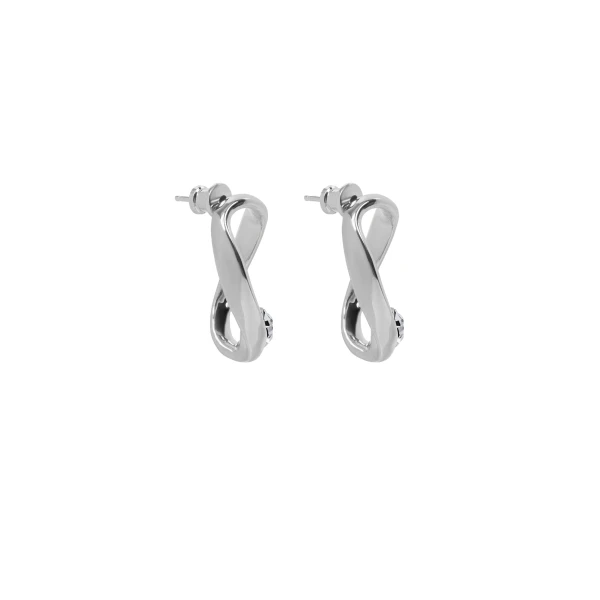 Loop earrings in Silver - Image 4