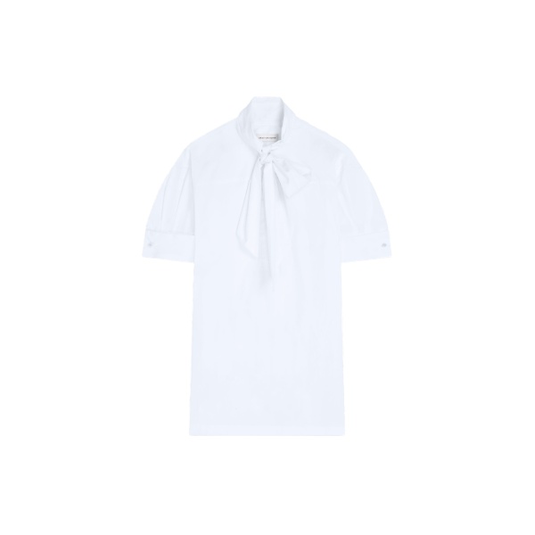 Dries Van Noten Loose cotton shirt in White | Tops | Luxury Shoes 