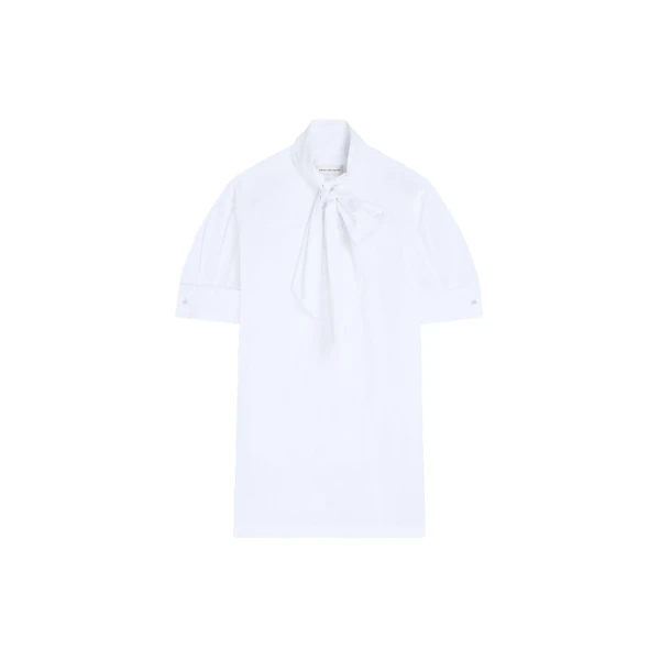 Loose cotton shirt in White