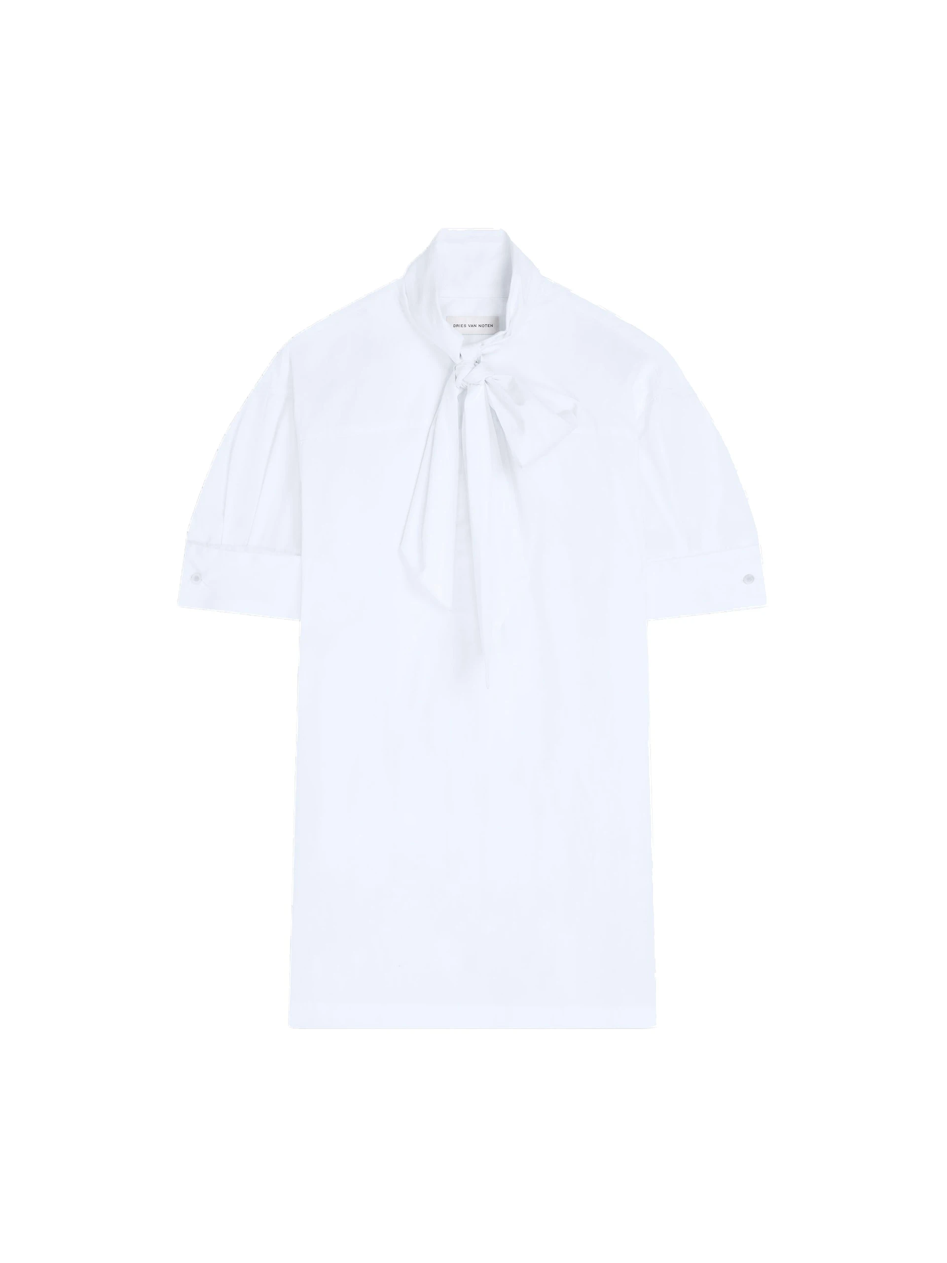 Dries Van Noten Loose cotton shirt in White | Tops | Luxury Shoes Dries Van Noten Loose cotton shirt in White | Tops | Luxury Shoes