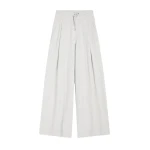 Dries Van Noten Loose cotton sweatpants in Grey Melange | Pants | Luxury Shoes 