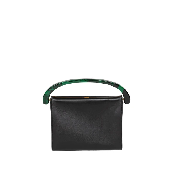 Dries Van Noten Medium leather bag in Black