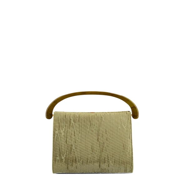 Medium velvet bag in Green - Image 2