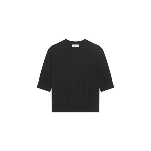 Merino sweater in Black