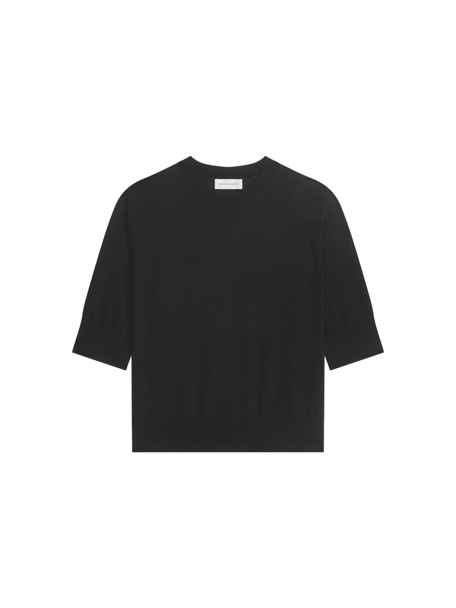 Dries Van Noten Merino sweater in Black | Knitwear | Luxury Shoes Dries Van Noten Merino sweater in Black | Knitwear | Luxury Shoes