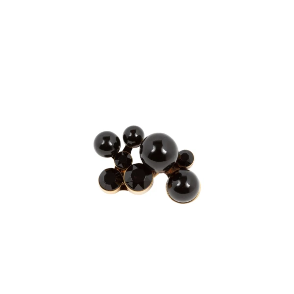 Ornamented ring in Black - Image 3