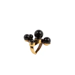 Dries Van Noten Ornamented ring in Black