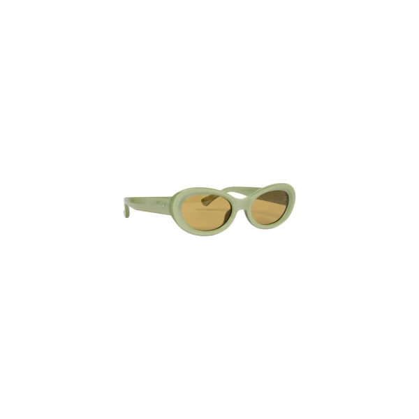 Oval sunglasses in Green - Image 3