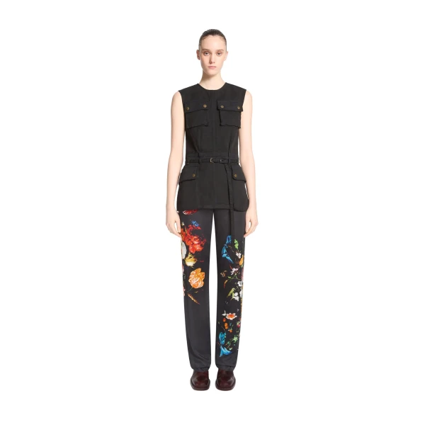 Overdyed utility top in Black - Image 2