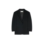 Dries Van Noten Oversized crepe blazer in Black | Jackets | Luxury Shoes 