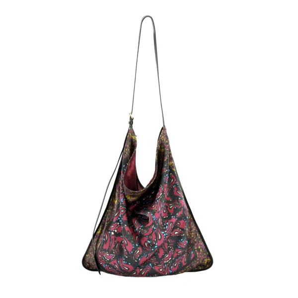 Oversized scarf bag in Rust - Image 2