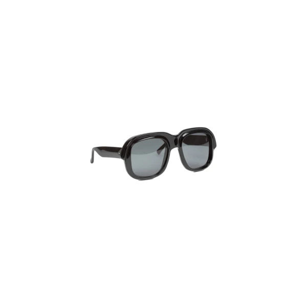 Oversized square sunglasses in Black - Image 3