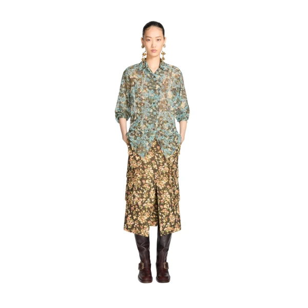 Pleated shirt in Sky - Image 2