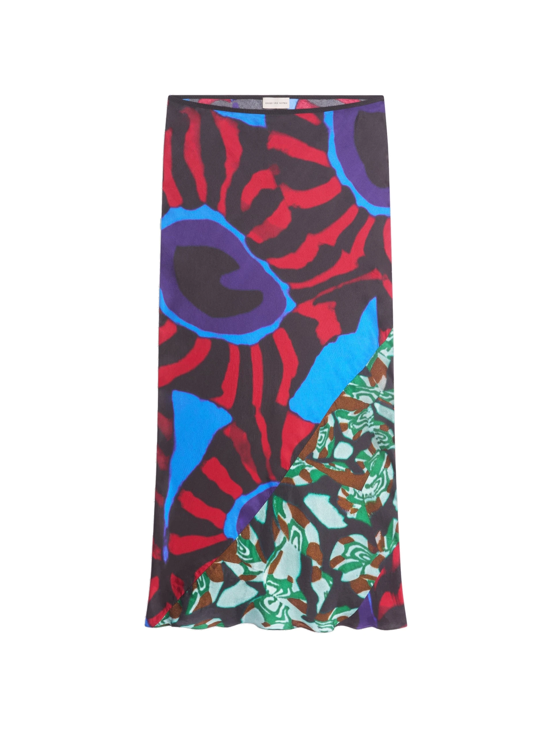 Dries Van Noten Printed midi skirt in Red | Skirts | Luxury Shoes Dries Van Noten Printed midi skirt in Red | Skirts | Luxury Shoes