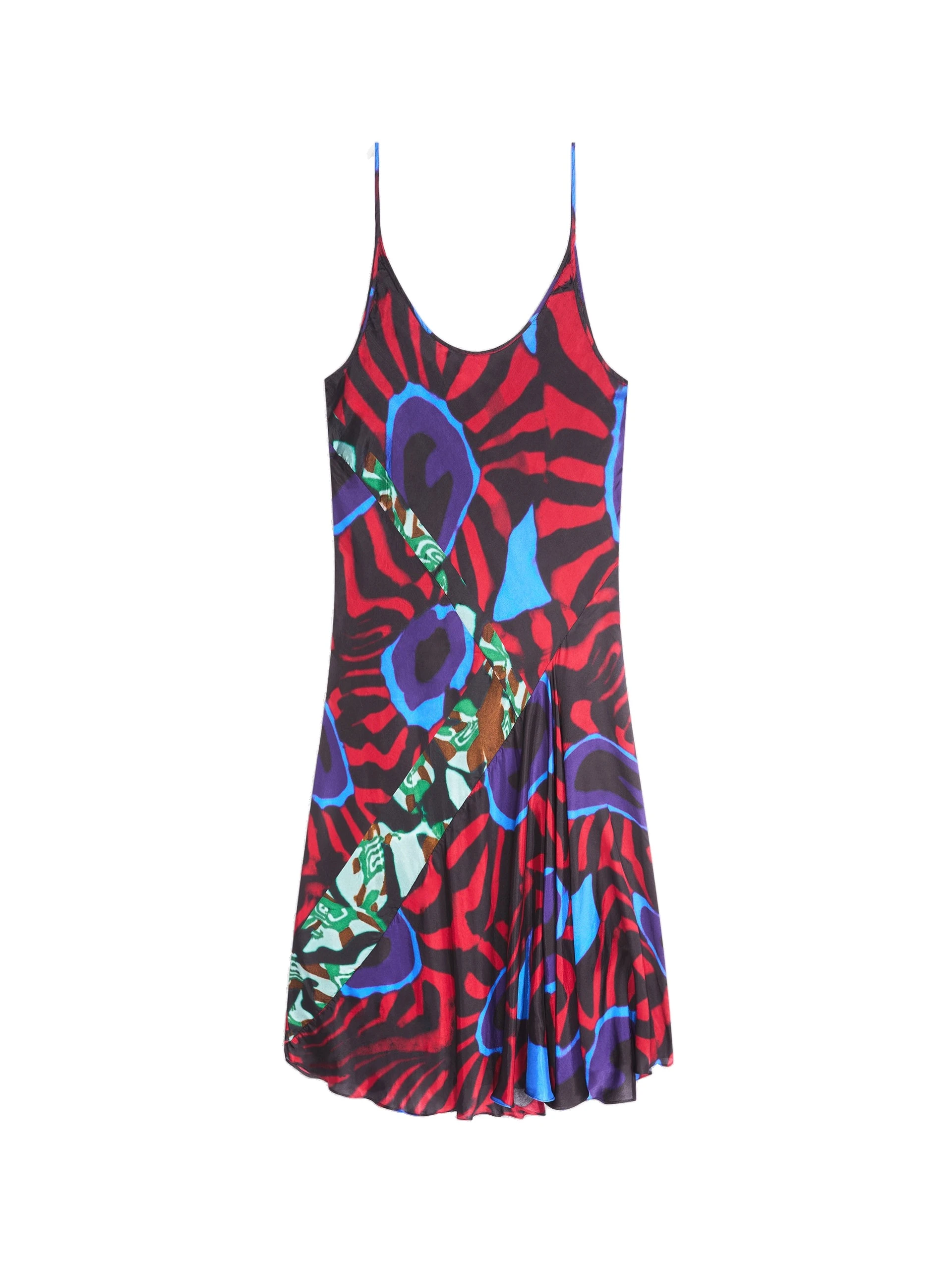 Dries Van Noten Printed slip dress in Red | Dresses | Luxury Shoes Dries Van Noten Printed slip dress in Red | Dresses | Luxury Shoes