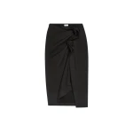 Dries Van Noten Ruffled cotton skirt in Black | Skirts | Luxury Shoes 