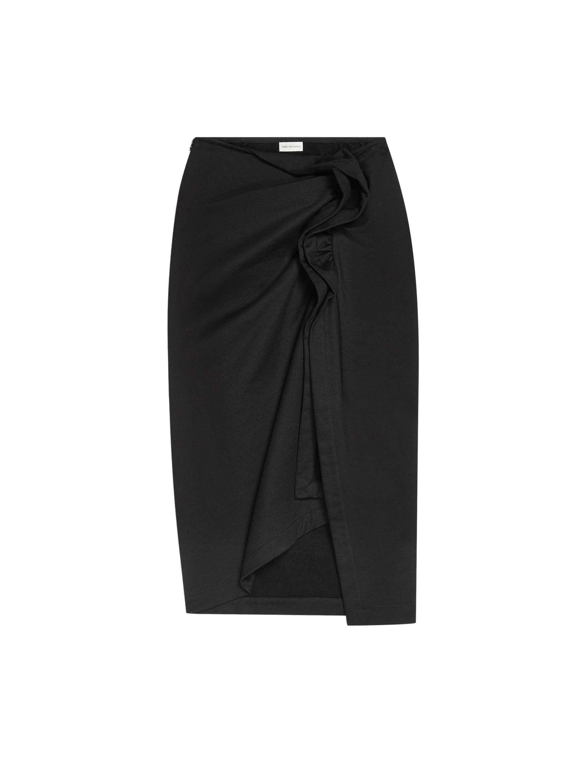 Dries Van Noten Ruffled cotton skirt in Black | Skirts | Luxury Shoes Dries Van Noten Ruffled cotton skirt in Black | Skirts | Luxury Shoes