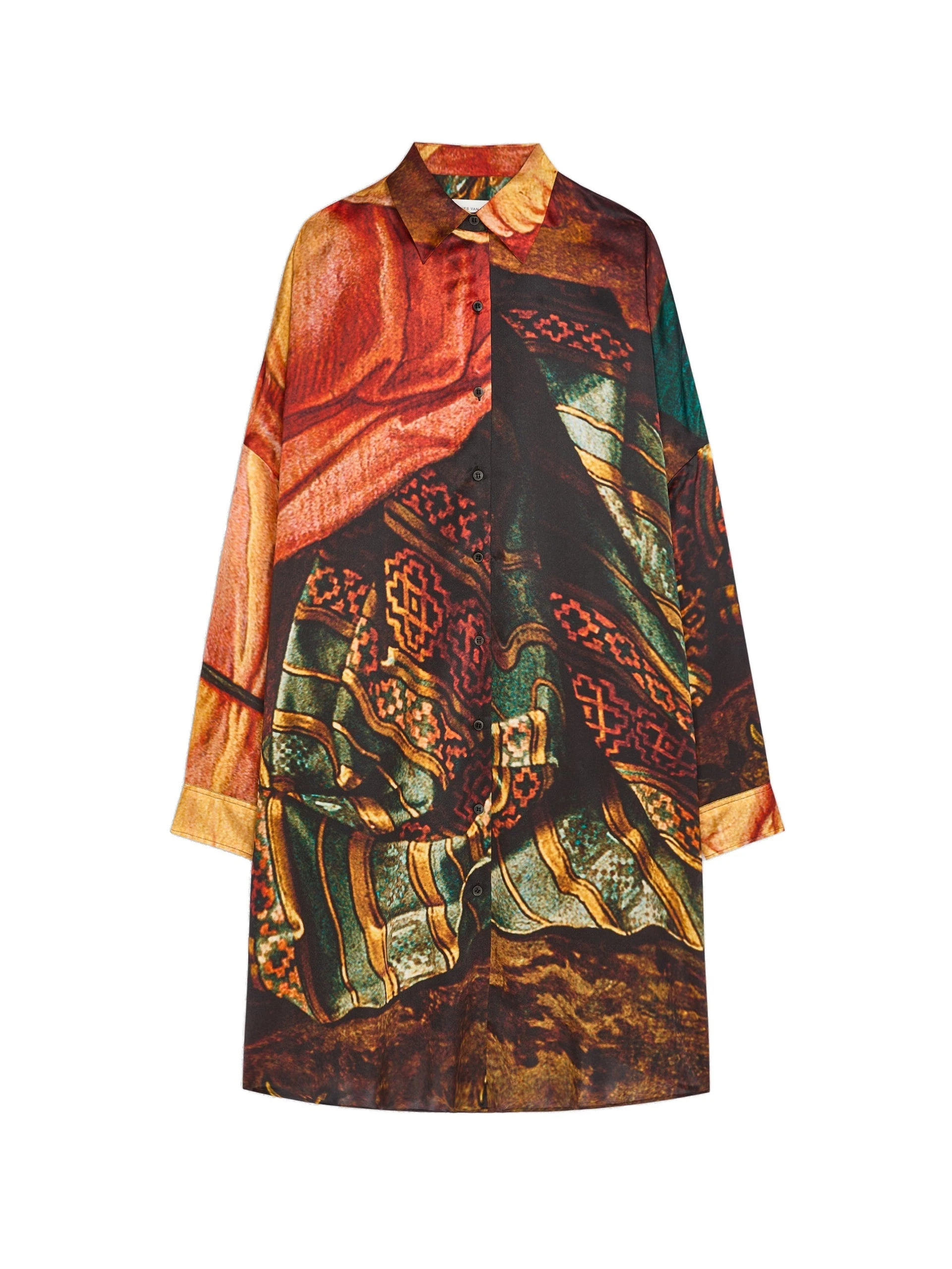 Dries Van Noten Silk shirt dress | Dresses | Luxury Shoes Dries Van Noten Silk shirt dress | Dresses | Luxury Shoes