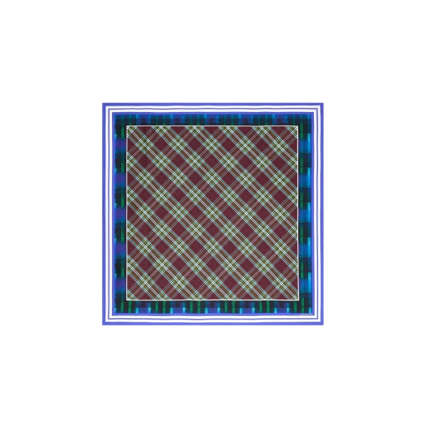 Dries Van Noten Silk square scarf in Blue