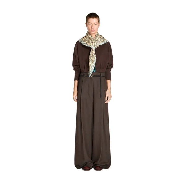 Silk square scarf in Sand - Image 2