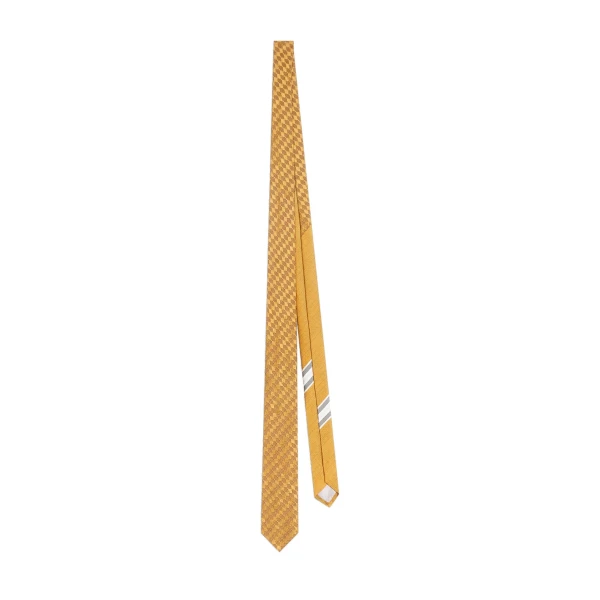 Silk tie in Mustard - Image 2