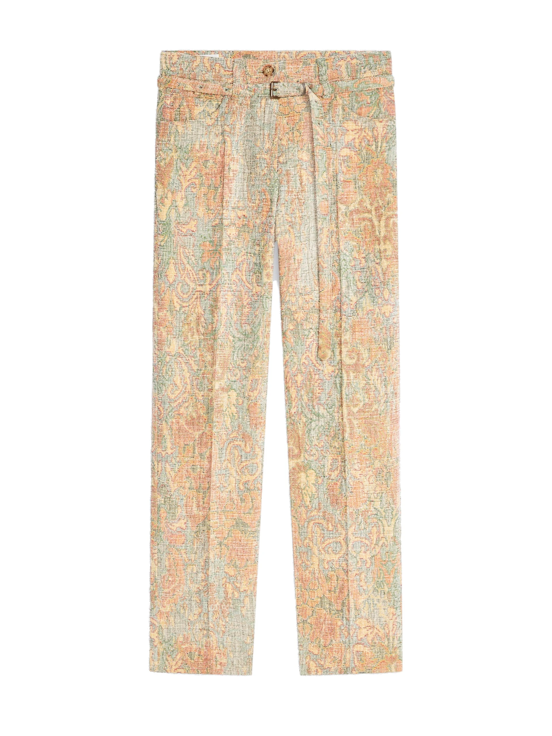 Dries Van Noten Slim leg jacquard pants in Orange | Pants | Luxury Shoes Dries Van Noten Slim leg jacquard pants in Orange | Pants | Luxury Shoes