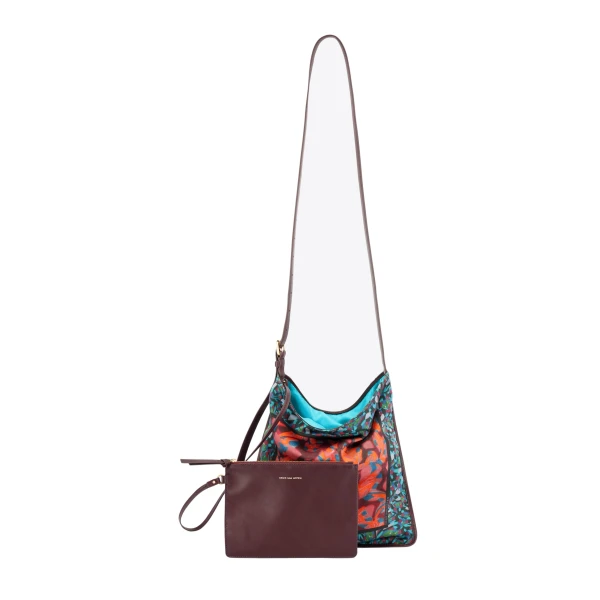 Small scarf bag in Brown - Image 4