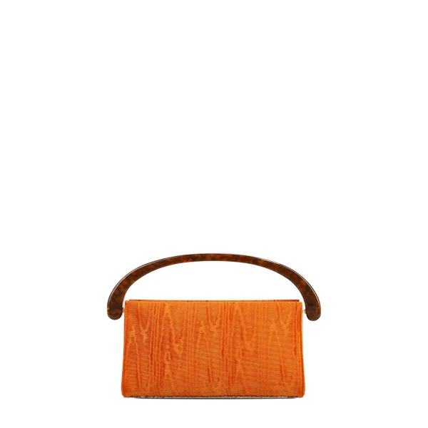 Small velvet bag in Brique - Image 4