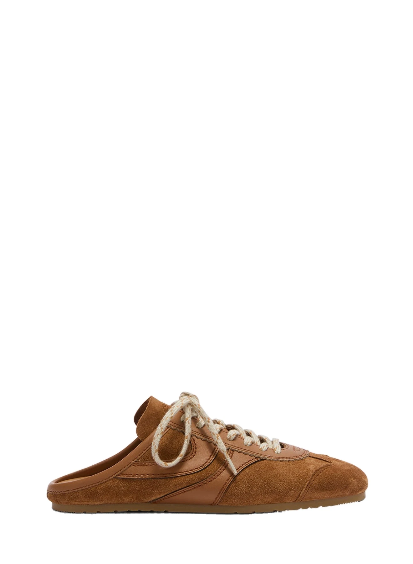 Dries Van Noten Suede sneaker mules in Tan | Mules | Luxury Shoes Dries Van Noten Suede sneaker mules in Tan