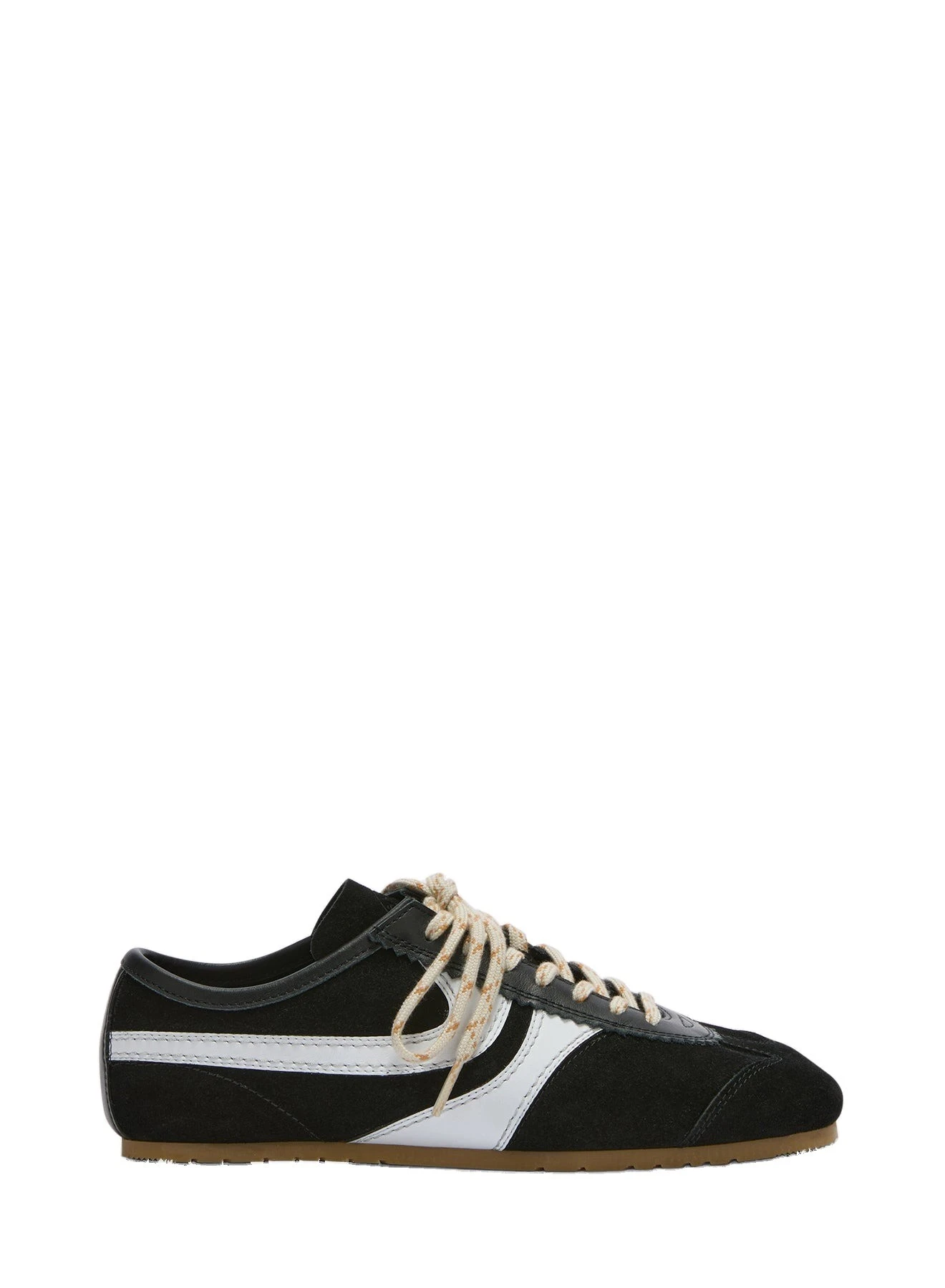 Dries Van Noten Suede sneakers in Black and White | Sneakers | Luxury Shoes Dries Van Noten Suede sneakers in Black and White