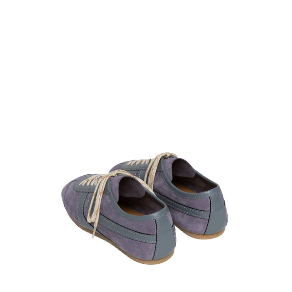 Suede sneakers in Mauve - Image 4