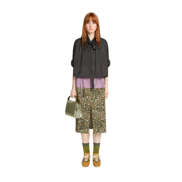 Suede sneakers in Ocra - Image 5