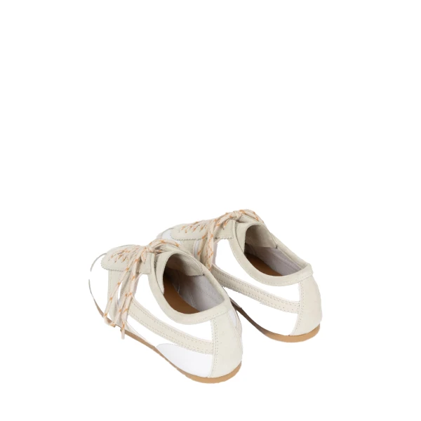 Suede sneakers in White - Image 4