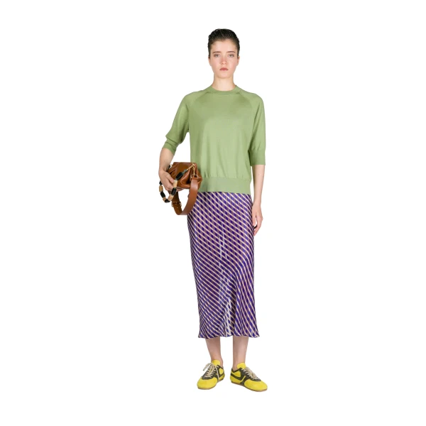 Suede sneakers in Yellow - Image 5