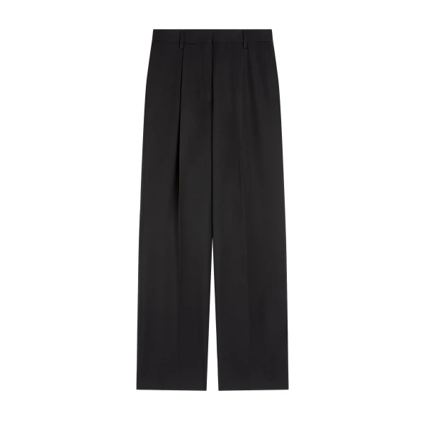 Tailored wool pants in Black
