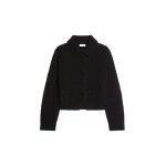 Dries Van Noten Textured wool cardigan in Black | Knitwear | Luxury Shoes 